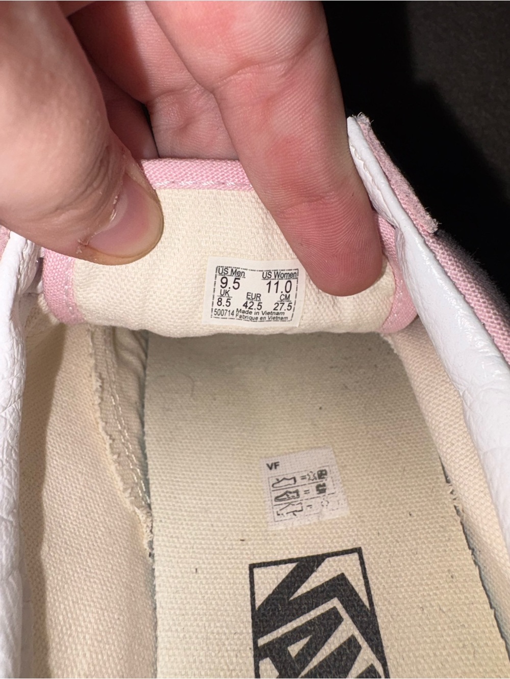 Vans Pink Suede Old Skool Low-Top Sneakers - Picture 5 of 5
